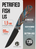 Нож Petrified Fish Lis, Black Stonewash, 10Cr15CoMov, G-Mascus Colour Handle, PFP14CODMDW Нож Petrified Fish Lis, Black Stonewash, 10Cr15CoMov, G-Mascus Colour Handle, PFP14CODMDW